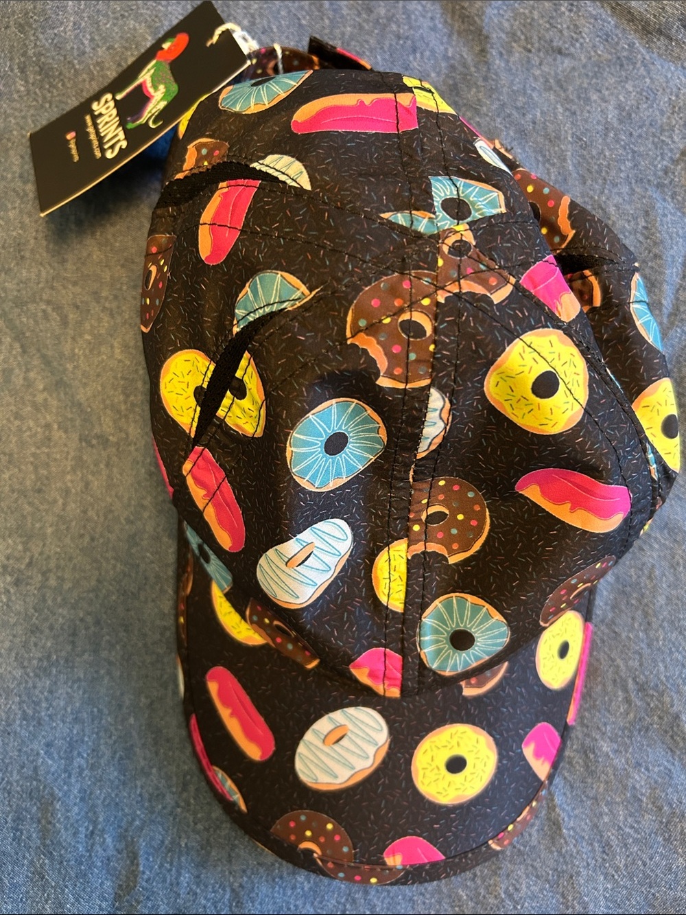 Sprints donut patterned ball cap styled hat OS